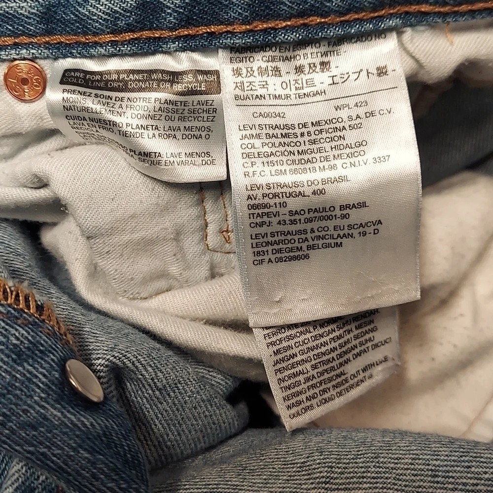 Levi's 501 Button Fly Jeans W40 X L30